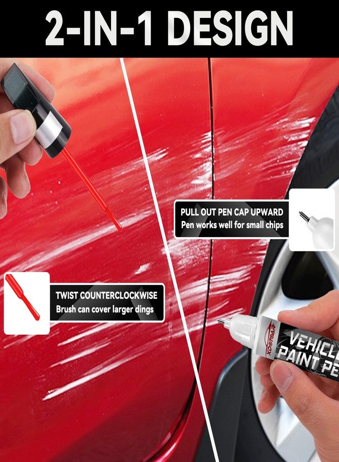 xdotoar Pearl Red Touch Up Paint for Cars, Color Accurate Auto Paint, Professional Automotive Scratch Repair, Lasting Auto Scratch Remover, Quick Drying, Easy to Use, Safe and Non-toxic - Image 4